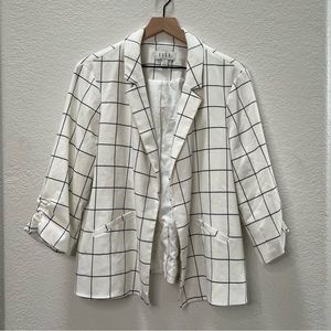 Brand new Elle Black and White Blazer
